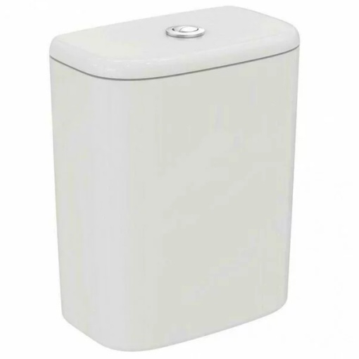 Rezervor pe vas wc Ideal Standard Tesi cu alimentare inferioara alb mat