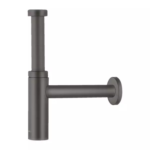 Sifon estetic pentru lavoar Hansgrohe Flowstar S negru - crom periat