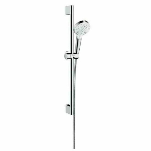 Set de dus cu bara Hansgrohe Crometta New 100 Vario crom - alb