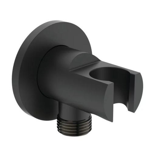 Cot de iesire dus cu suport Ideal Standard Multisuite negru mat