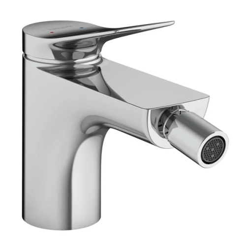 Baterie bideu Hansgrohe Vivenis cu ventil Pop-Up crom lucios