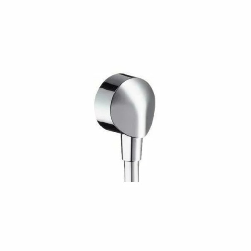 Cot conector dus Hansgrohe FixFit E crom lucios