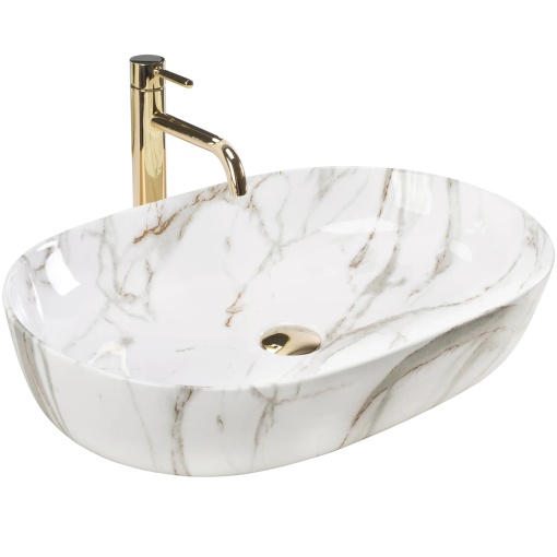 Lavoar REA CLEO 61 SHINY AIAX, Dimensiuni 61x41x14 cm, Design deosebit - Img 1