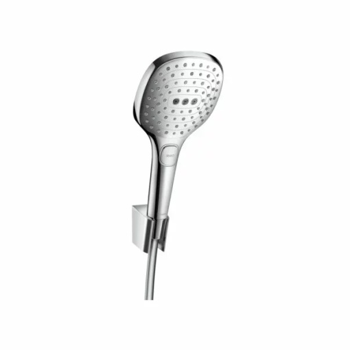 Set de dus cu porter Hansgrohe Raindance Select E120 crom 3 functii