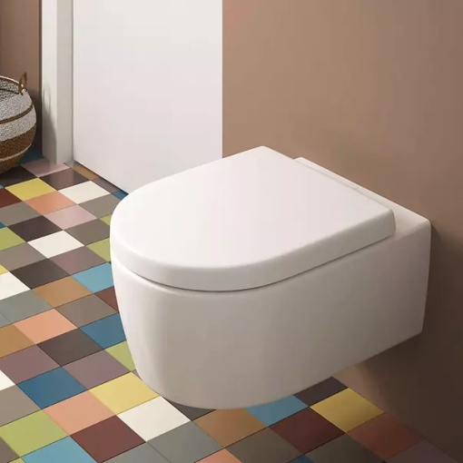 Set vas wc suspendat Villeroy&Boch Avento Direct Flush cu capac soft close