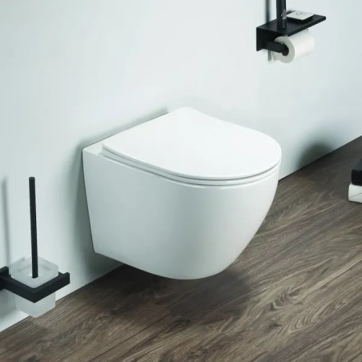 Vas WC suspendat RIMLESS Rune Ivaldi + Capac slim softlose