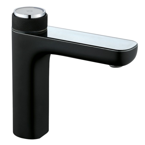 Baterie pentru Lavoar FAPTER cu Afisaj LCD Pentru Temperatura Apei, Montaj Pe Blat, Culoare Negru