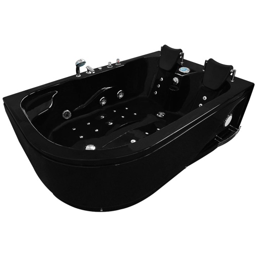Cadă de baie SPA cu hidromasaj MO-1631B TURBO+ cu incalzitor, sistem de autocuratare si Sistem de uscare a aerului orientare pe partea dreapta 180X120X54CM