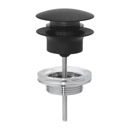 Ventil lavoar Push-Open Grohe negru mat Phantom Black