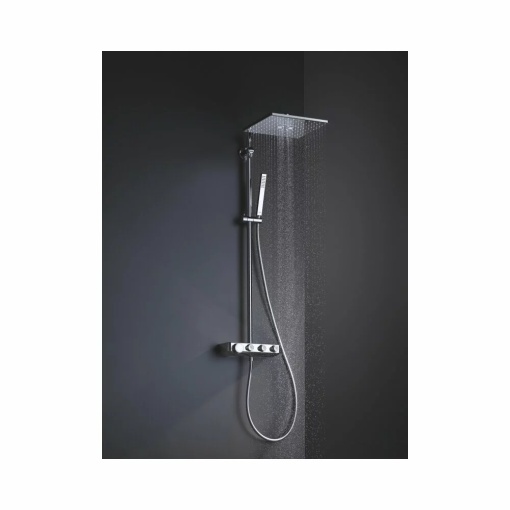 Coloana de dus Grohe Euphoria SmartControl 310 Cube, cu baterie termostatata, crom