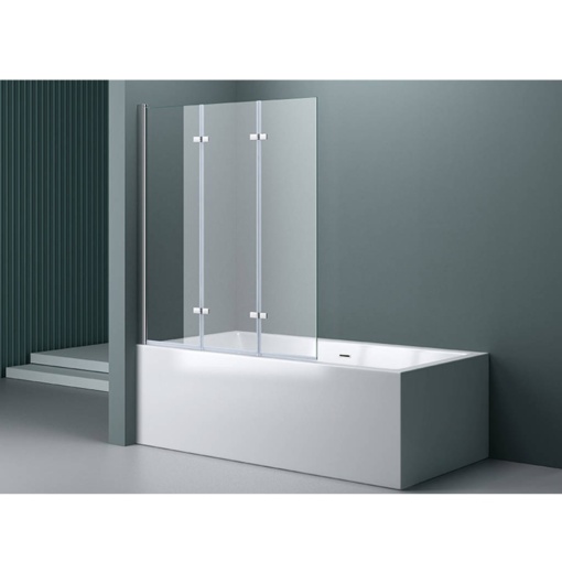 Paravan Cada PRO REMI-3, 100 cm latime, pliabil, 140 inaltime, pliabil, grosime sticla 5mm
