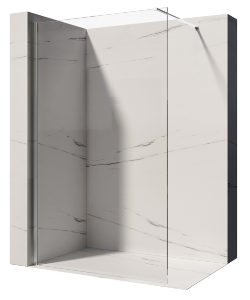 Perete de dus Walk-In, PRO MONACO, Sticla securizata 8 mm, Dimensiuni la alegere