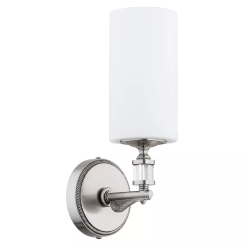 Aplica Kutek Merano Glass Shade Argintiu mat