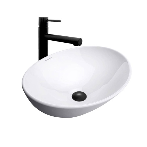 Chiuveta de blat PRO VERA White, Dimensiuni 40.5 x 33.7x 13.5 cm, Forma Ovala, Ceramica sanitara, Alb