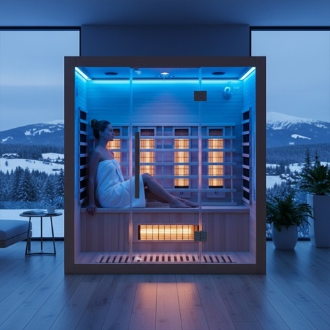 sauna infrarosu 6 persoane