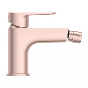 Baterie bideu Ideal Standard Cerafine O rose mat cu ventil Click-Clack - Img 3