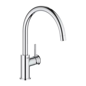 Baterie bucatarie Grohe Start Classic crom lucios cu pipa pivotanta - Img 1