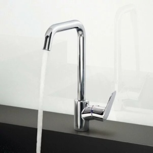 Baterie bucatarie Hansgrohe Focus cu pipa rotativa crom - Img 3