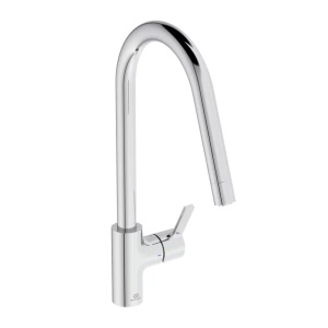Baterie bucatarie Ideal Standard Gusto pentru presiune scazuta crom lucios - Img 1