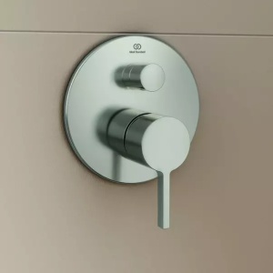Baterie cada - dus incastrata Ideal Standard Atelier Joy argintiu Silver Storm fara corp ingropat - Img 5