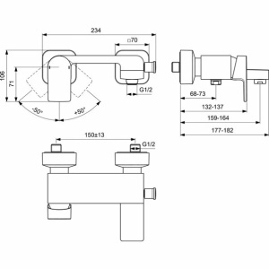 Baterie cada Ideal Standard Edge - Img 2