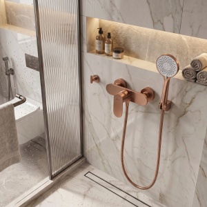 Baterie de dus REA DROP Brush Copper - Img 2