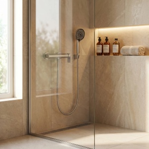 Baterie de duș Rea Hunter Brushed Nickel - Img 5
