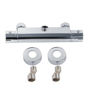 Baterie dus cu termostat si montaj pe perete T203 Chrome - Img 14