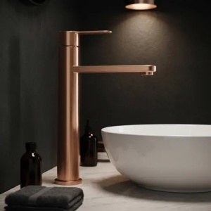 Baterie inalta pentru lavoar Rea Arcos Brush Copper - Img 5