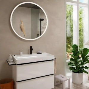 Baterie lavoar Hansgrohe Tecturis S monocomanda negru mat - Img 3
