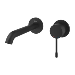 Baterie lavoar incastrata Grohe Essence M 18 cm negru mat Phantom Black fara corp ingropat - Img 2