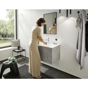 Baterie lavoar monocomanda Hansgrohe Finoris 110 crom cu ventil Pop-Up - Img 5
