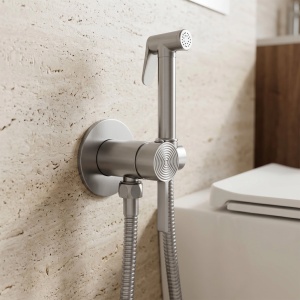 Baterie pentru bideu Rea Foster Brush Nickel - Img 2
