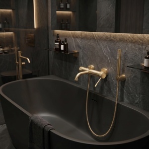 Baterie pentru cadă REA Venti Brush Gold - Img 5