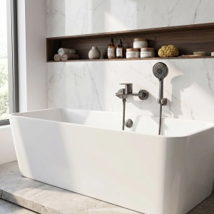 Baterie pentru cada, titan periat, REA DROP Titan - Img 6