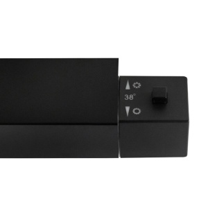 Baterie pentru dus neagra cu termostat si cu efect de ploaie T153B-BL - Img 14