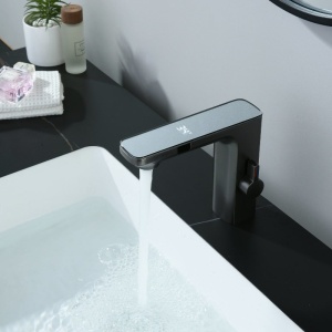 Baterie pentru lavoar FAPPER GREY, Cu afisaj LCD intuitiv - Img 4