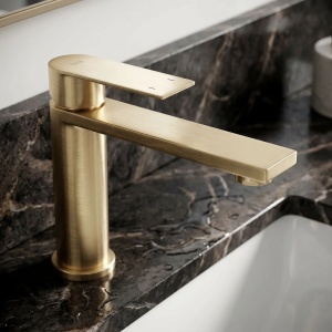 Baterie pentru lavoar Rea Hunter Brush Gold Low - Img 7
