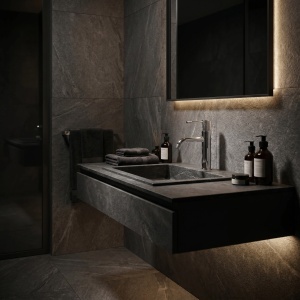 Baterie pentru lavoar Rea Venti Chrome Low - Img 9