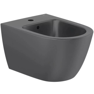 Bideu suspendat Roca Ona negru mat 53 x 36 cm