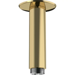 Brat de dus auriu Hansgrohe 10 cm rotund cu montaj pe tavan - Img 1