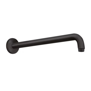 Brat de dus Hansgrohe 389 mm negru mat - Img 1