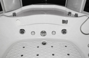 Cabina de baie SPA cu hidromasaj si functie sauna cu aburi, Dimensiune 150x150x220cm - Img 6