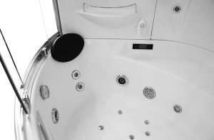 Cabina de baie SPA cu hidromasaj si functie sauna cu aburi MO-1549, Dimensiune 135x135x220cm - Img 17
