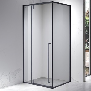 Cabina de dus BS16C Dretunghiulara , Dimensiune 120x90cm, Design Modern, Culoare Negru - Img 6