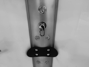 Cabina de dus cu cada si hidromasaj alba MO-08135, 135 x 135 x 220 cm - Img 12