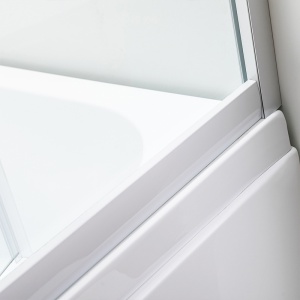 Cabina de dus din sticla securizata cu cadita de dus inalta montaj stanga Maja 115 x 85 cm - Img 16