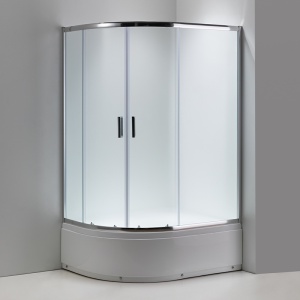 Cabina de dus din sticla securizata mata cu cadita de dus inalta Maja 115 x 85 cm - Img 4
