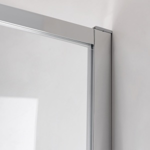 Cabina de dus dreptunghiulara din sticla securizata cu rame cromate Kira 100 x 80 cm - Img 14
