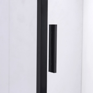 Cabina de dus NOVA Super slim, Dimensiune 90x80cm, Sticla securizata 6mm, Culoare Negru - Img 13